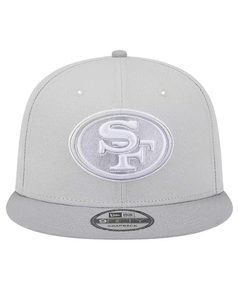 New Era Men's Stone/Gray San Francisco 49ers Two-Tone Color Pack 9FIFTY Snapback Hat 3