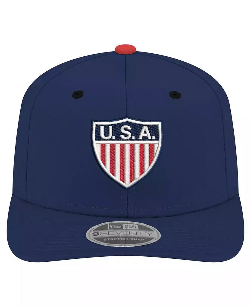 New Era Men's Navy USMNT 1950 Retro 9SEVENTY Stretch-Snap Hat 2