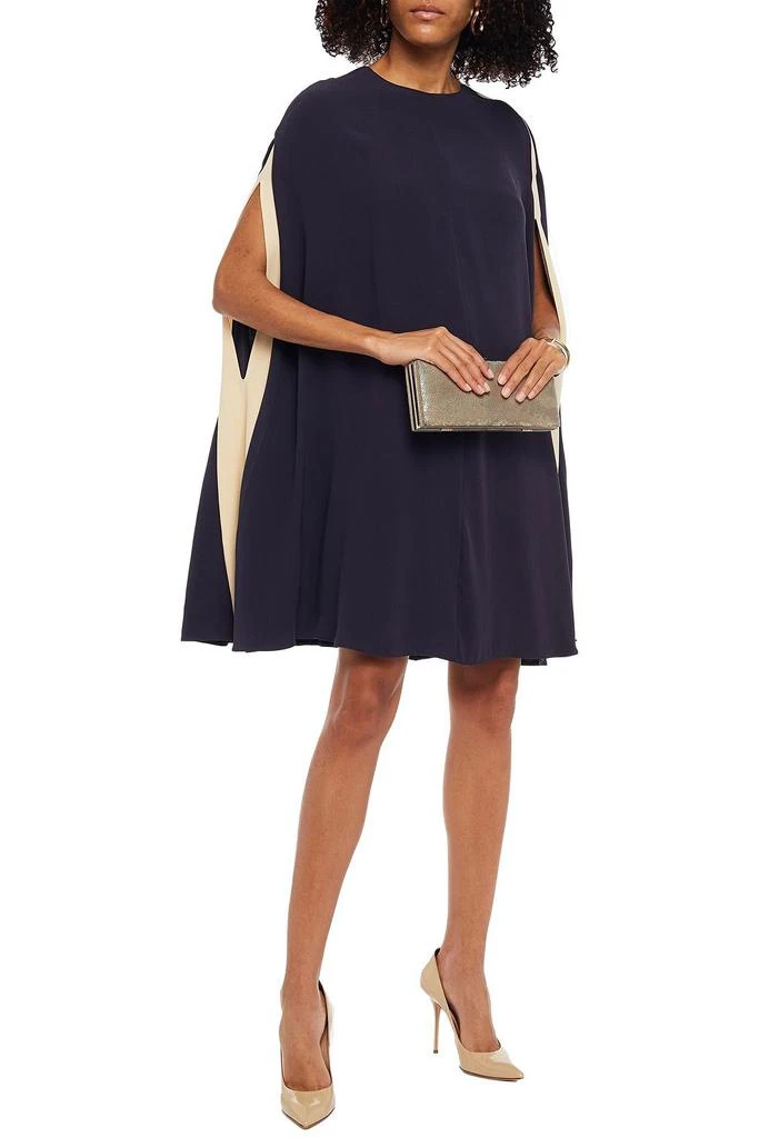 Valentino Two-tone silk-cady mini dress 2