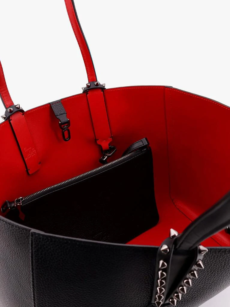Christian Louboutin Cabata leather shoulder bag with studs 4