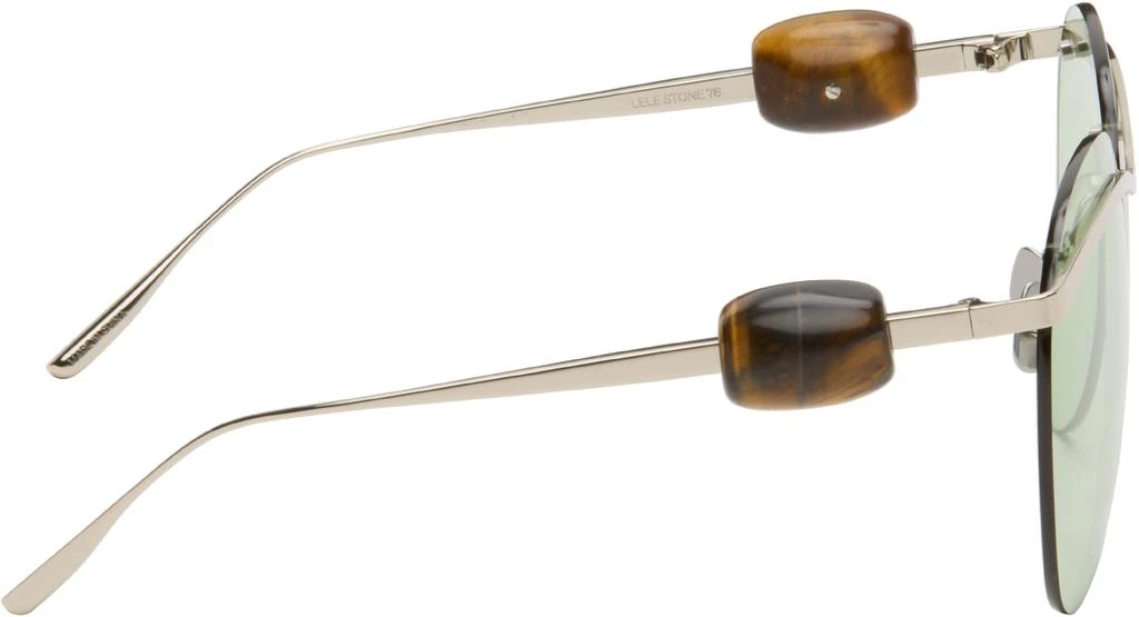 Shop Silver Lele Stone 76 Sunglasses on Sale at BeyondStyle  display picture 1