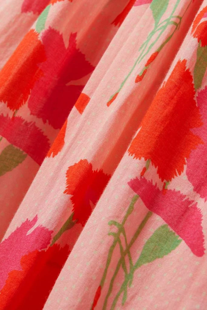 MIGUELINA Leonie cutout printed cotton-voile maxi dress 4