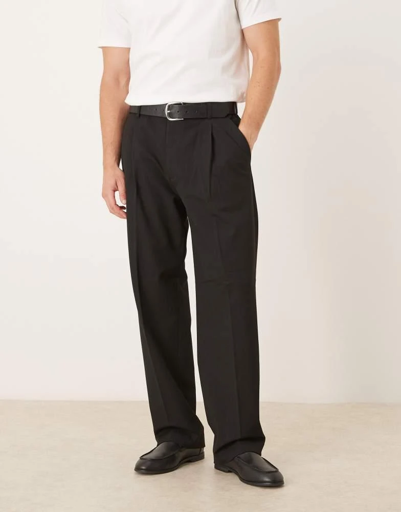 green emerald velvet dress Verdusa Men's Slacks Wide Leg Baggy Dress Pants Casual Lightweight Trousers  with Pockets Black Small at Amazon Men's Clothing store