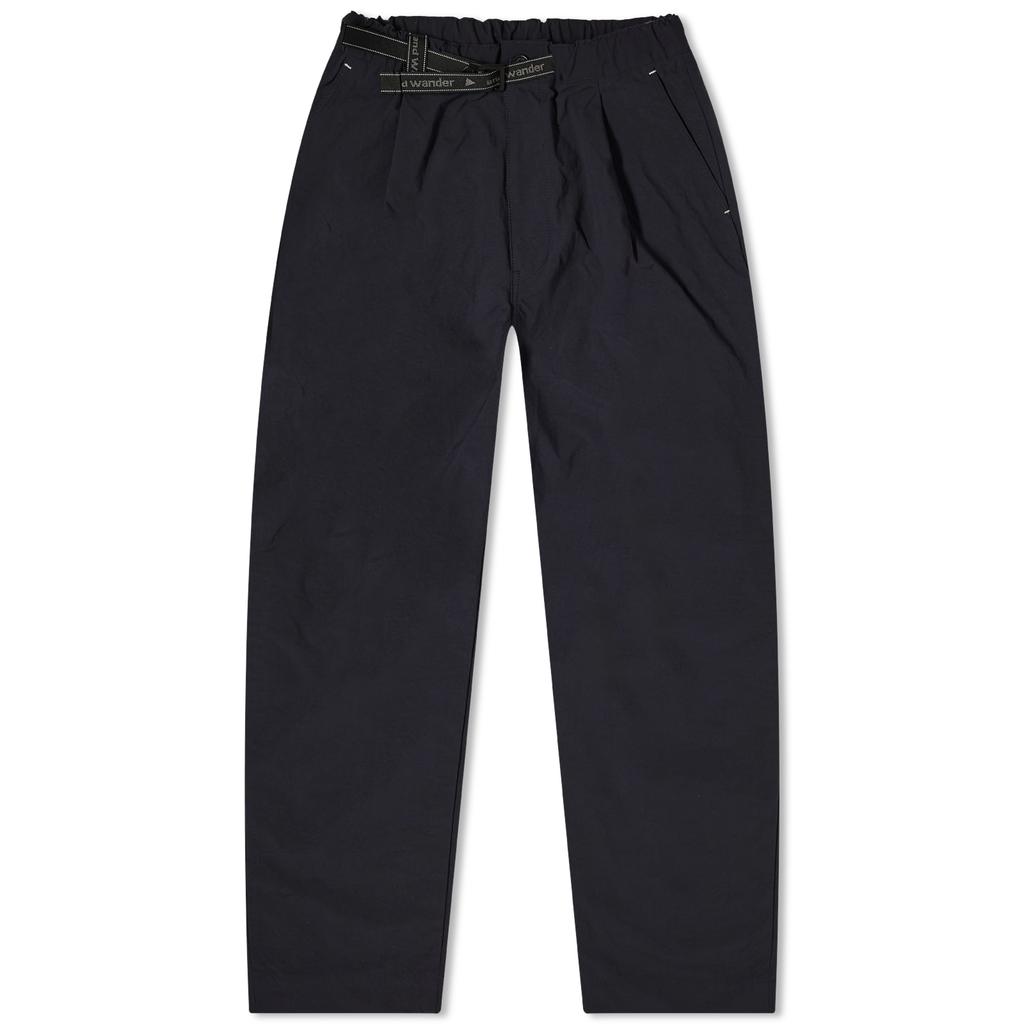 ALOUND TWOTUCK TAPERED NYLON PANTS