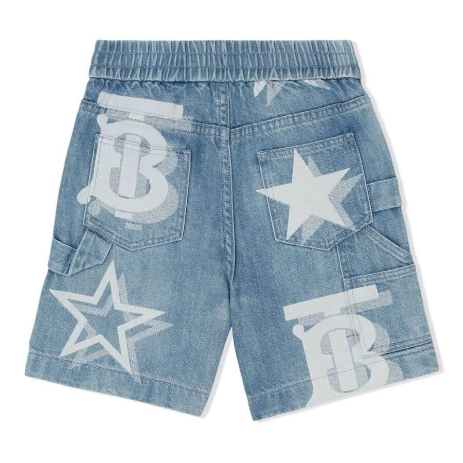 Burberry Kids Monogram Star Denim Shorts 2