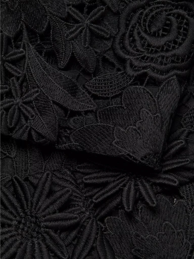 UNGARO Kehlani Floral Eyelet Jacket 6