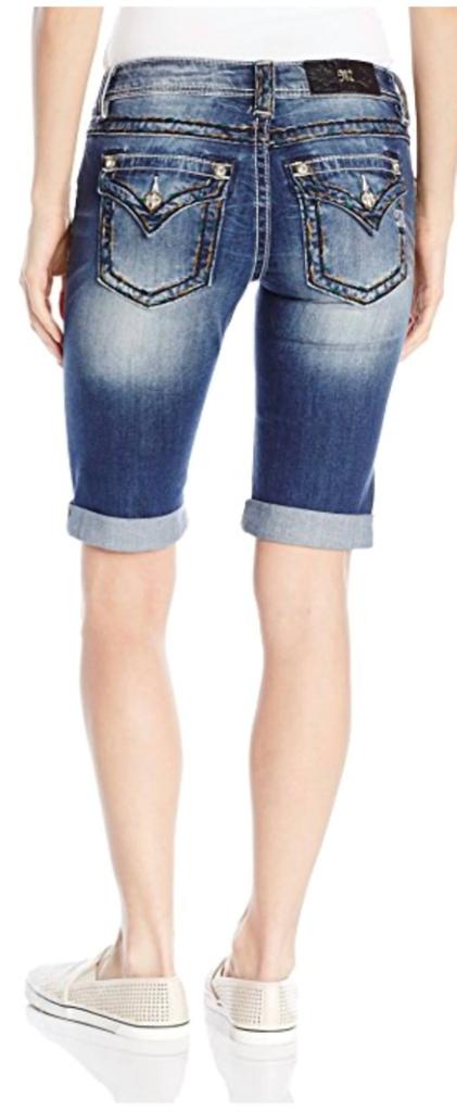 Miss Me Miss Me - Color the Night Bermudas