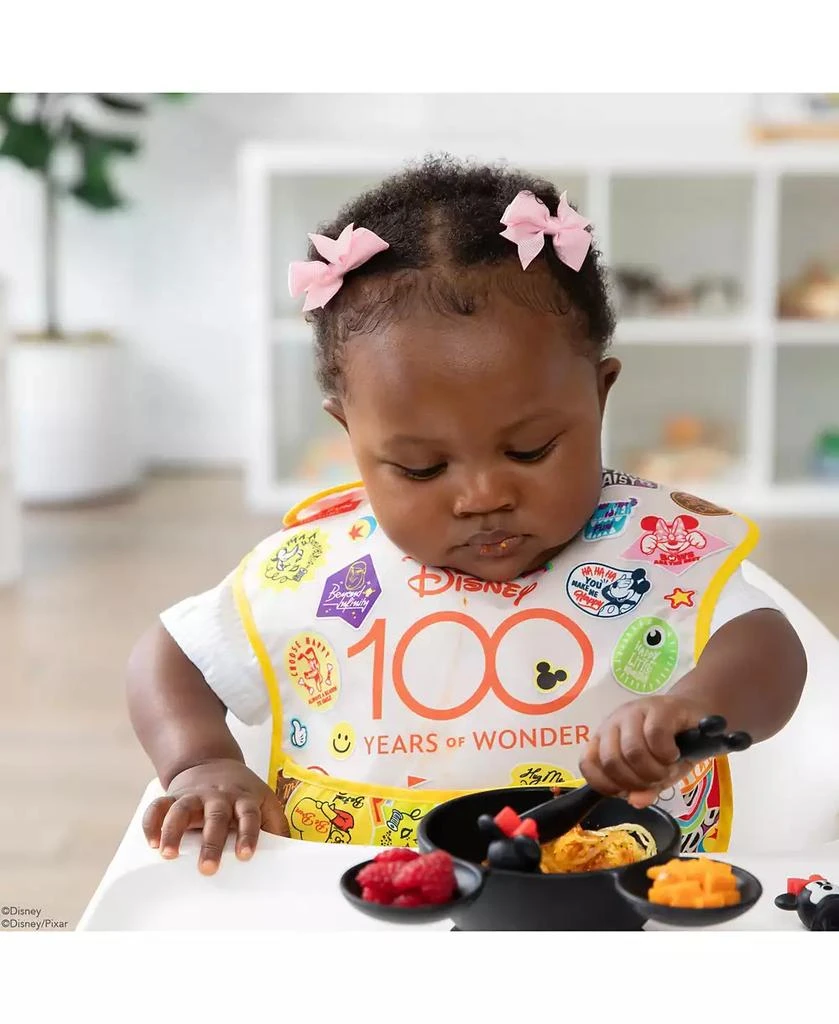 Bumkins Baby Disney 100 Happy Faces Super Bibs, Pack of 2 6