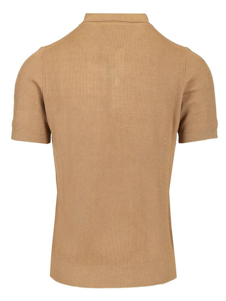 mauro ottaviani Mauro Ottaviani Ribbed Knit Polo