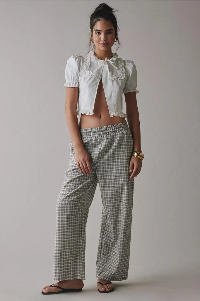 Urban Renewal ReMADE By UO Remnants Check Gingham Pull-On Pant 1