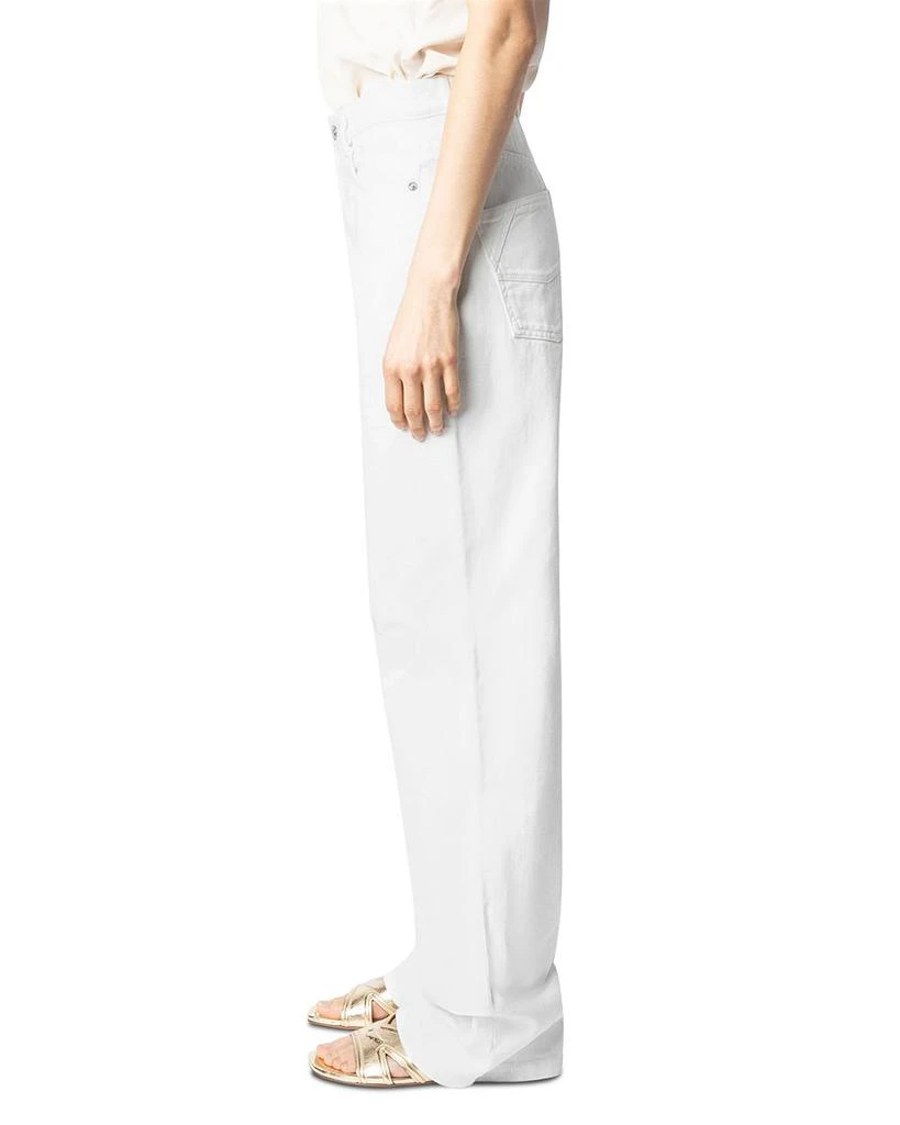 ZADIG & VOLTAIRE Elio Straight Jeans in Judo 4