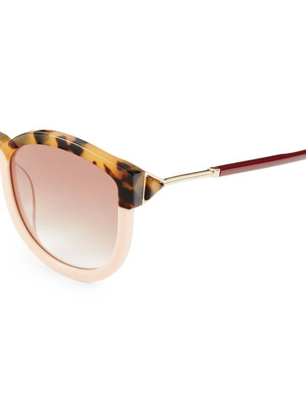 Karen Walker Super Hybrid 57MM Clubmaster Sunglasses 3