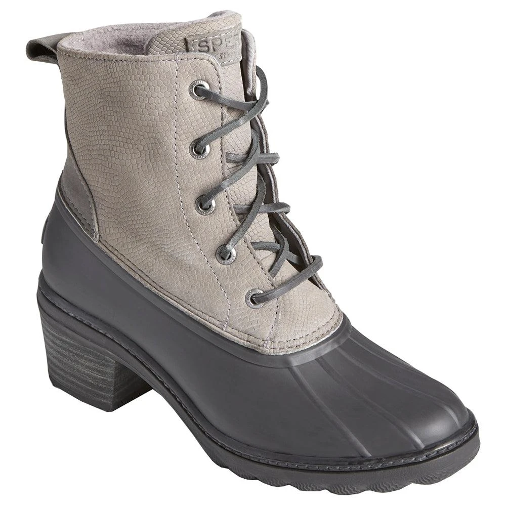 Sperry Saltwater Heel Round Toe Lace Up Boots 2
