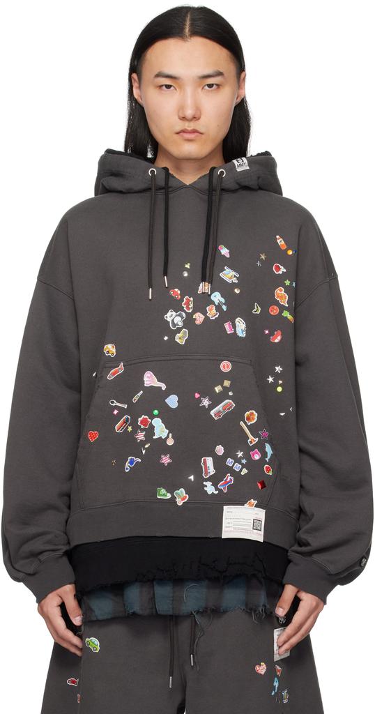 Shop Black Triple Layered Hoodie on Sale at BeyondStyle