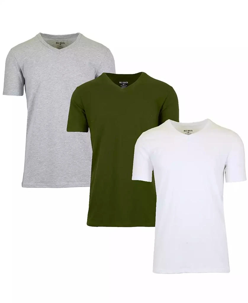 Galaxy By Harvic Men's 3-Pack Short Sleeve Stretch T-Shirt 1