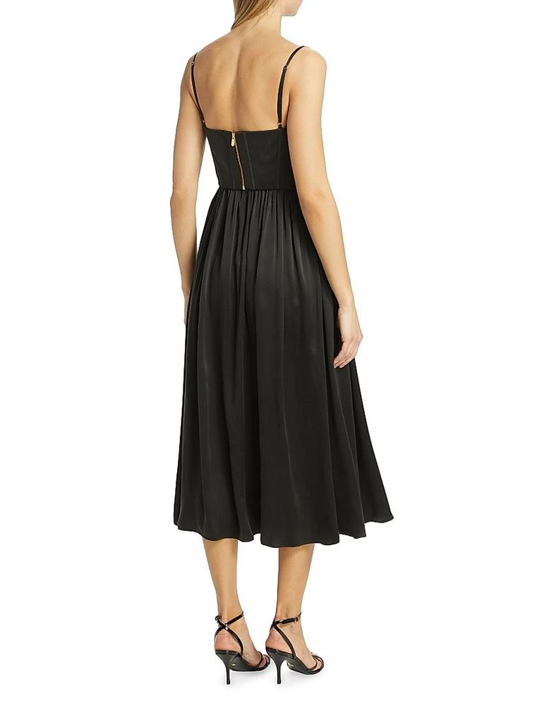 corset dress back Black Ribbon Sarafan Corset Dress main image 1