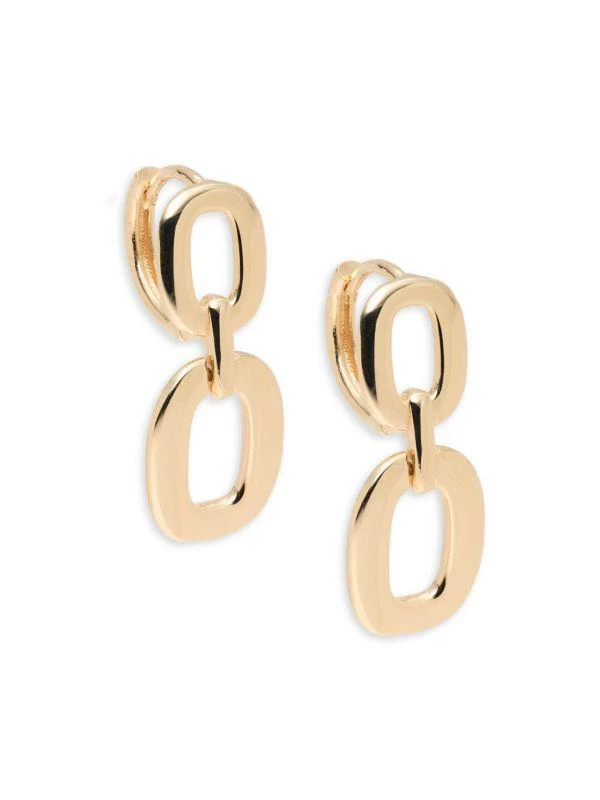 Saks Fifth Avenue 14K Yellow Gold Drop Earrings 1
