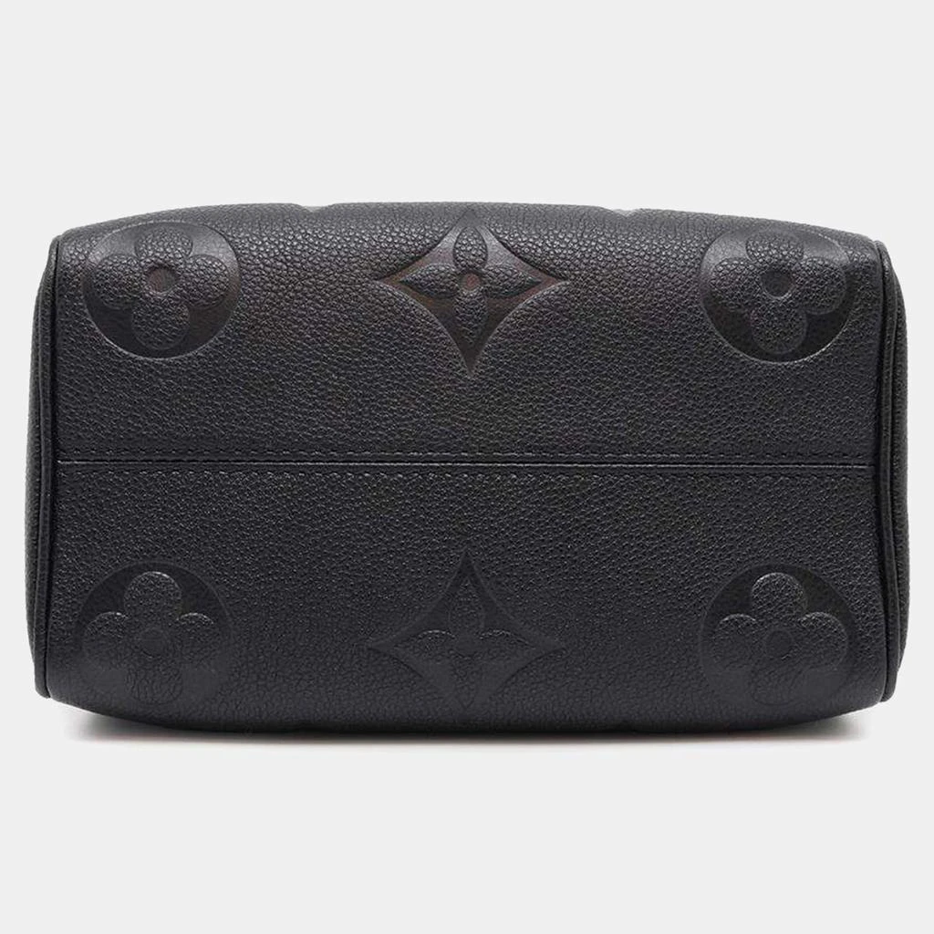 Louis Vuitton Louis Vuitton Noir Monogram Empreinte Leather Speedy Bandouliere 20 Handbag 5
