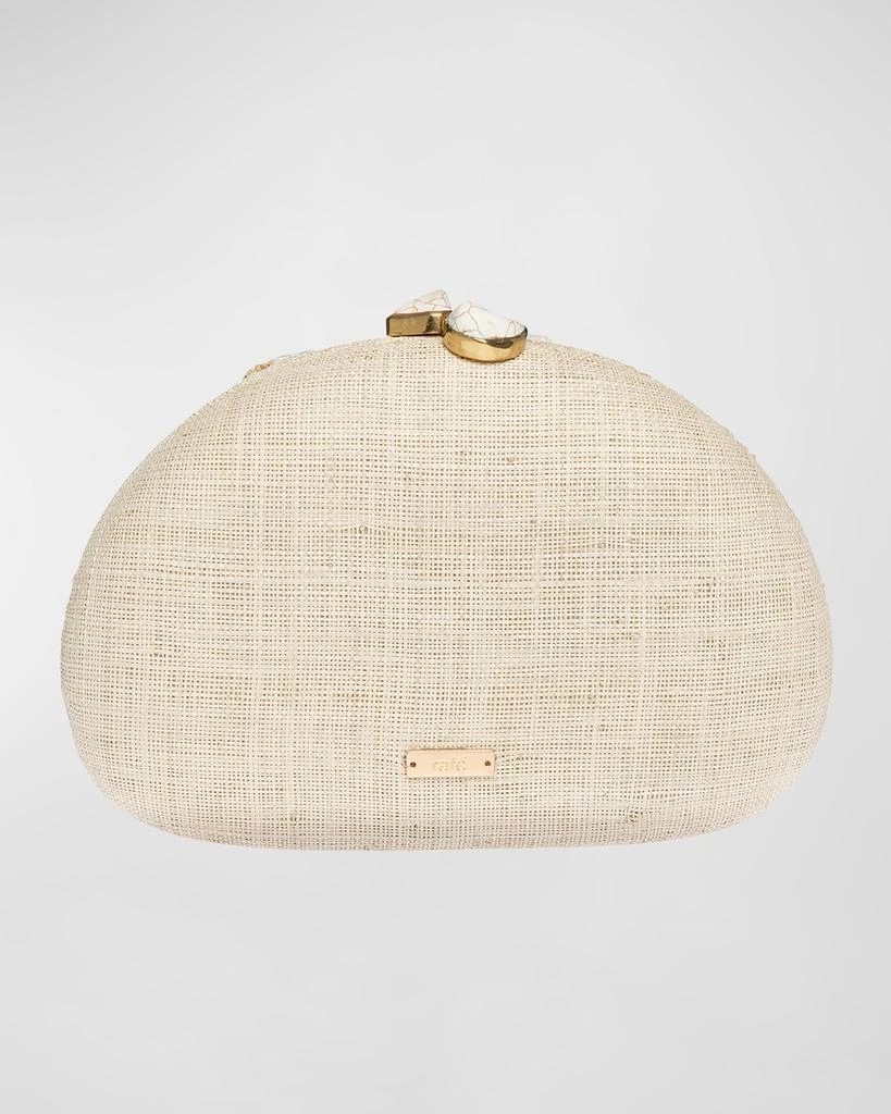 Rafe Berna Chinoiserie Embroidered Clutch Bag 6