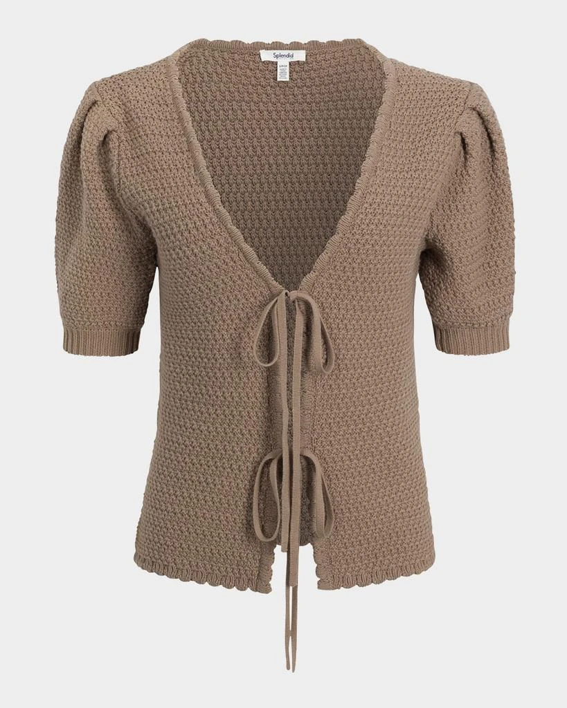 Splendid Beverley Tie-Front Sweater 1