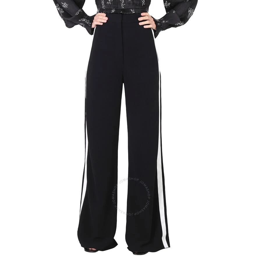 Burberry Ladies Pants Black Highwaist Wide Leg Trousers 2