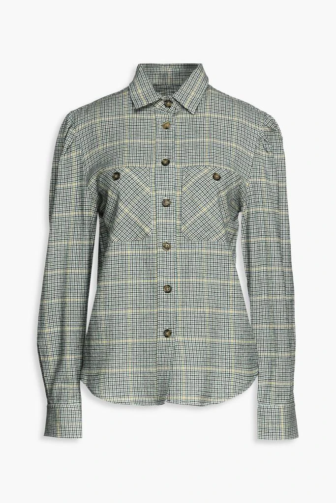 MARANT ÉTOILE Falco checked flannel shirt 1