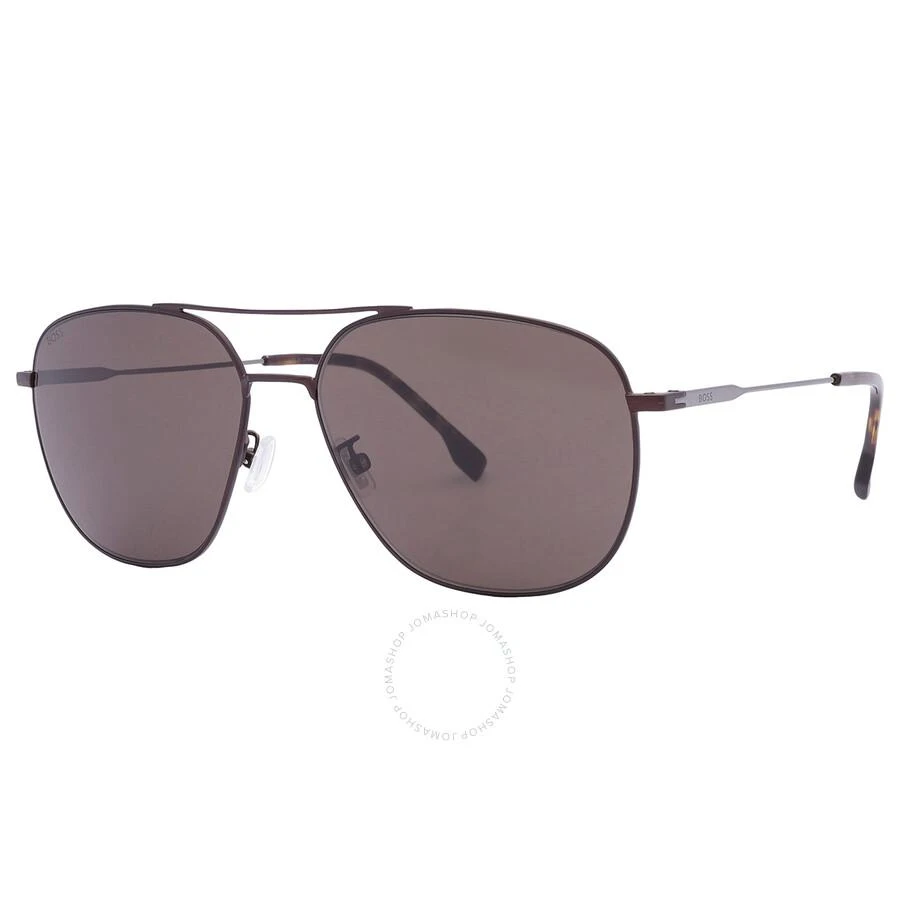 Hugo Boss Brown Navigator Men's Sunglasses BOSS 1557/O/F/S 01OT/70 62 3