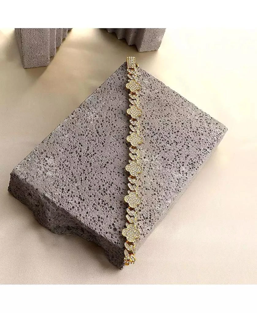 SOHI Women
s The Small Clover Tennis Bracelet 2