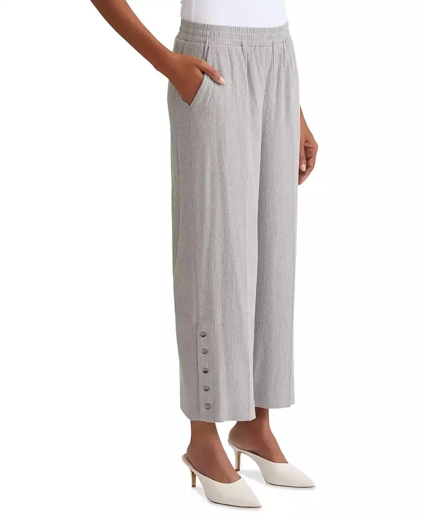 Kasper Women's High Rise Cropped Pull-On Pants 4