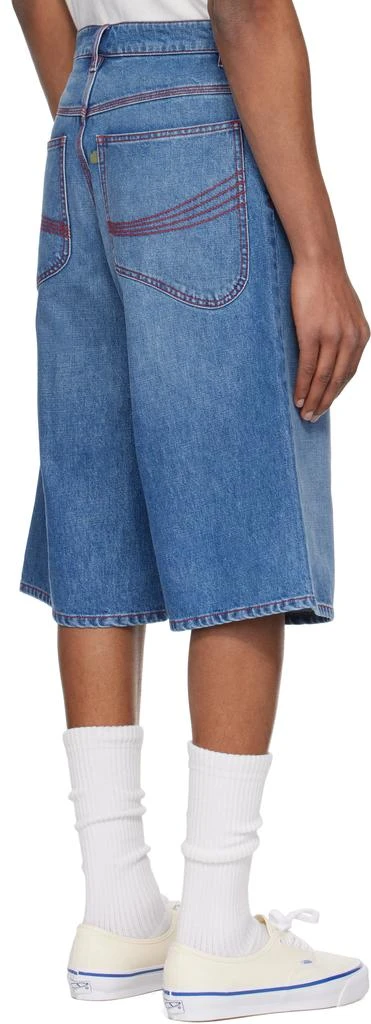 ERL Blue Denim Indiana Skate Shorts 3