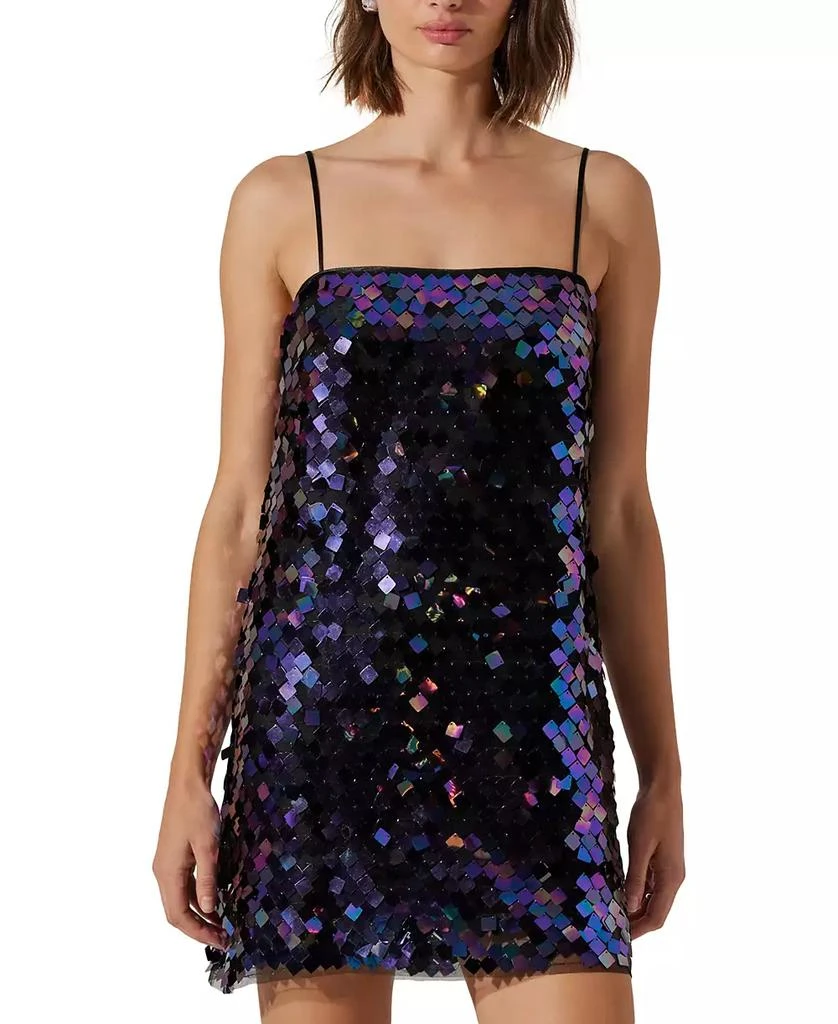 ASTR Women's Porsche Sleeveless Sequin Mini Dress 1