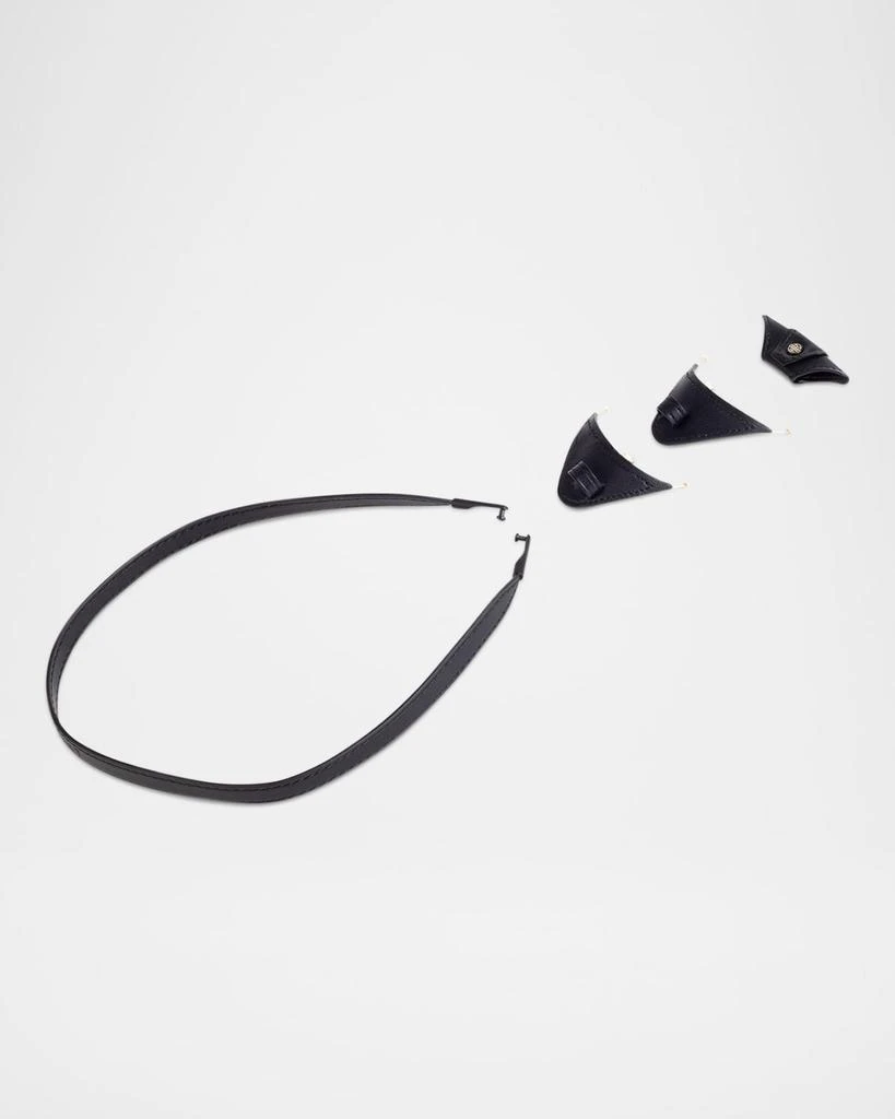 Vuarnet Men's Glacier 02 Titanium Round Sunglasses with Side Shields and Cord 6