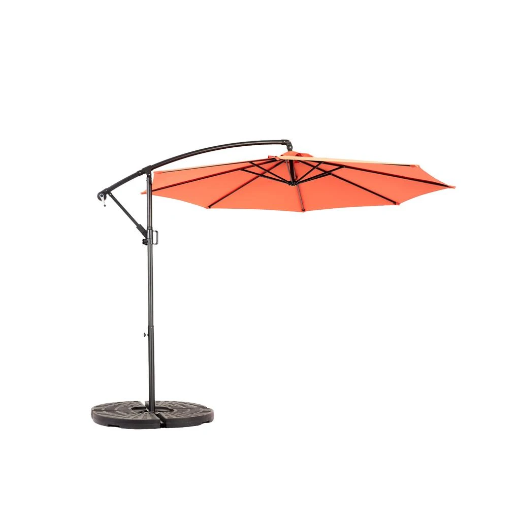 Streamdale Furniture Streamdale Best Choice Products 10ft Offset Patio Umbrella (Orange) 2
