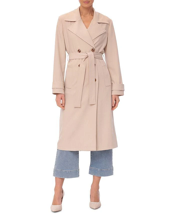 Bagatelle Double Breasted Relaxed Trench Coat 4