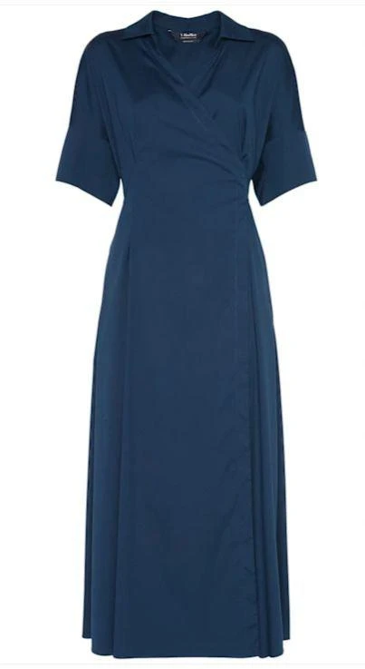 Max Mara 'S Max Mara Sarah V-Neck Pleated Dress - Dresses & Skirts - Free  Shipping - BeyondStyle