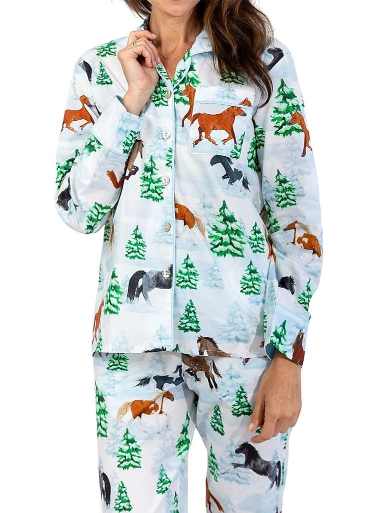 Sant and Abel Women's Skydog Long Pajama Set 5