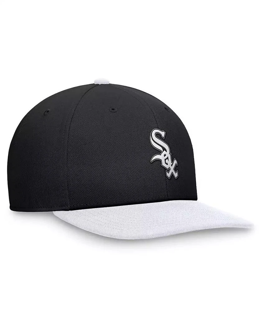 Nike Men's Black/White Chicago White Sox Evergreen Two-Tone Snapback Hat 4