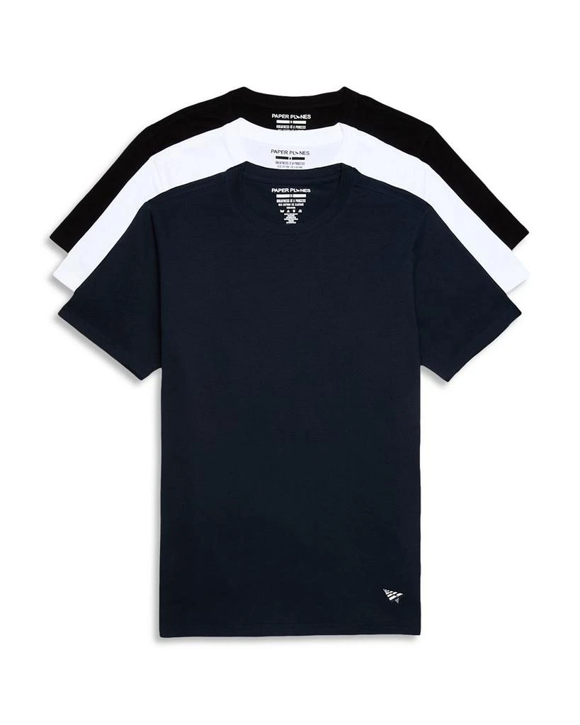 Paper Planes Essential Crewneck Tees, Pack of 3 1