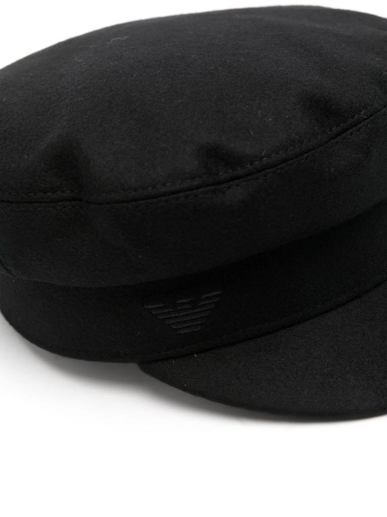 Emporio Armani EMPORIO ARMANI - Wool Bascque Hat 2