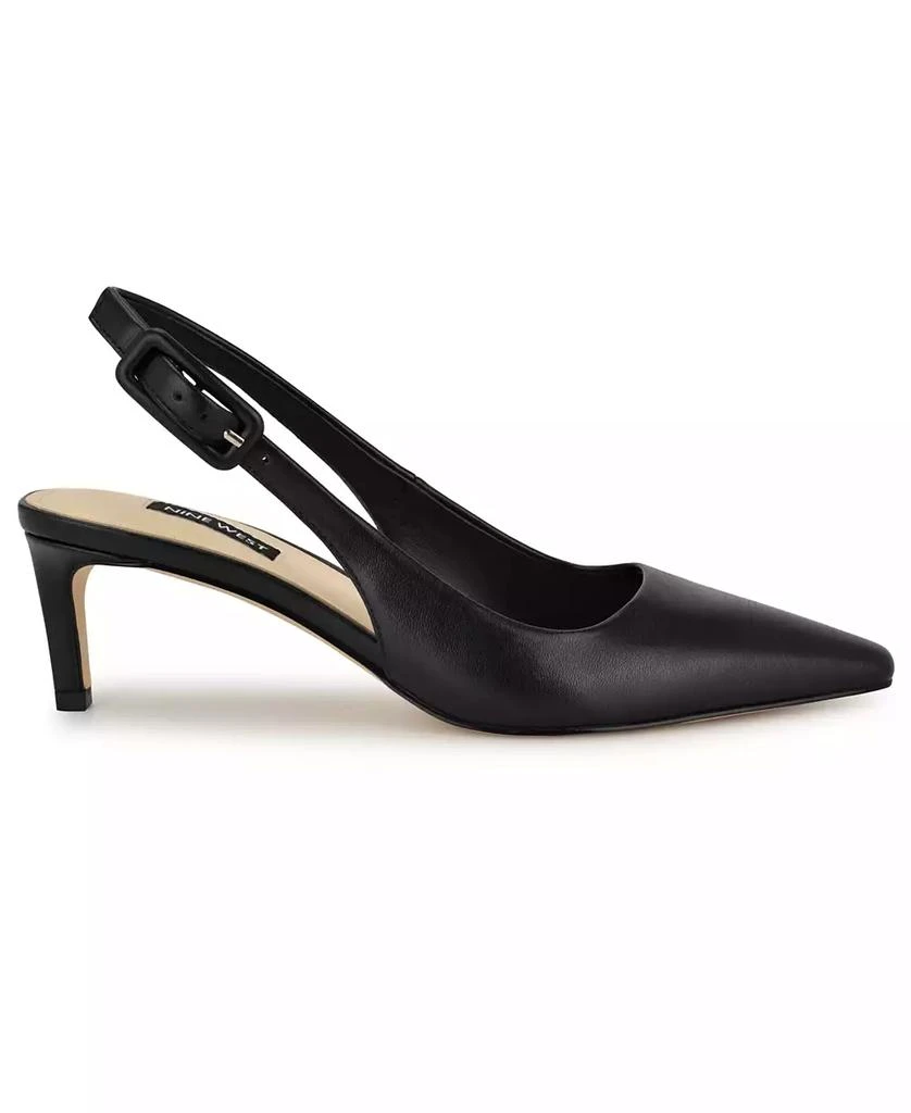 Nine West Women's Yurri Kitten Heel Dress Slingback Pumps 2