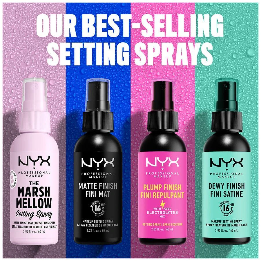 NYX Professional Makeup Dewy Finish Long Lasting Makeup Setting Spray 6