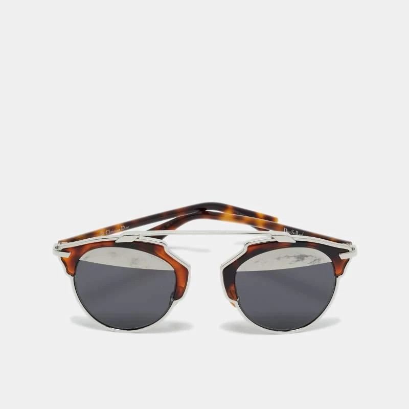 Shop Dior Tortoise Brown/Black AOOMD DiorSoReal Aviator  display picture 1