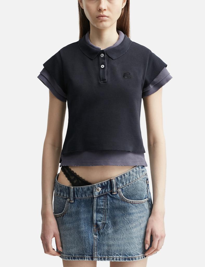 Alexander Wang Layered Shrunken Polo