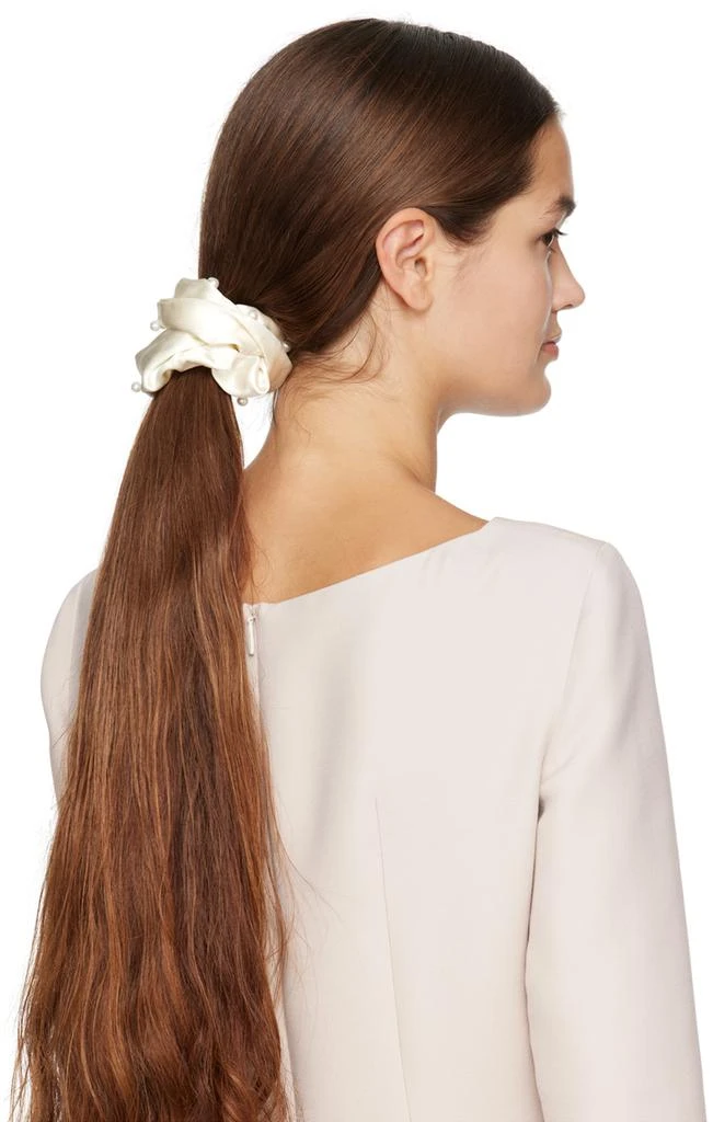 Sophie Buhai SSENSE Exclusive Off-White Scrunchie 3