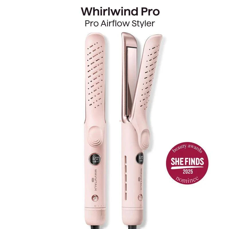 PROXXI Wavytalk Whirlwind Curl, 360° Airflow Styler with 3 Air Modes & LED Display, 2-In-1 Hair Straightener and Curler with Cooling Air Vents to Lock in Style 2