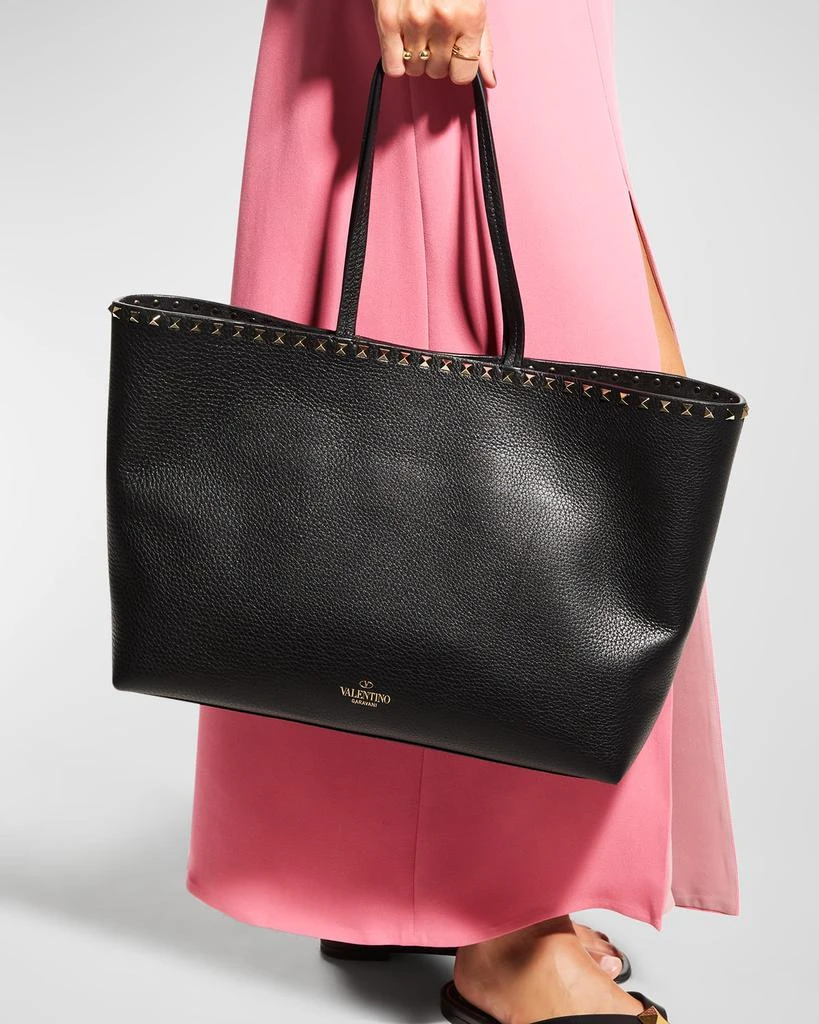 Valentino Rockstud Vitello Tote Bag 2
