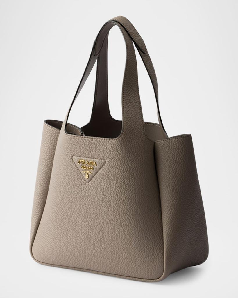 Prada Small Calfskin Leather Tote Bag - Tote Bags - Free