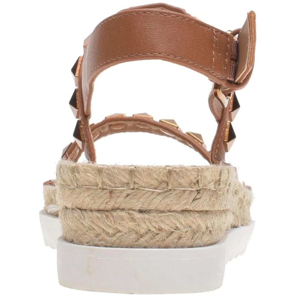 Wild Pair Yelenah Womens Faux Leather Studded Espadrilles 3