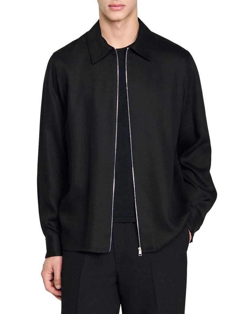 Sandro Zippered Shirt 1