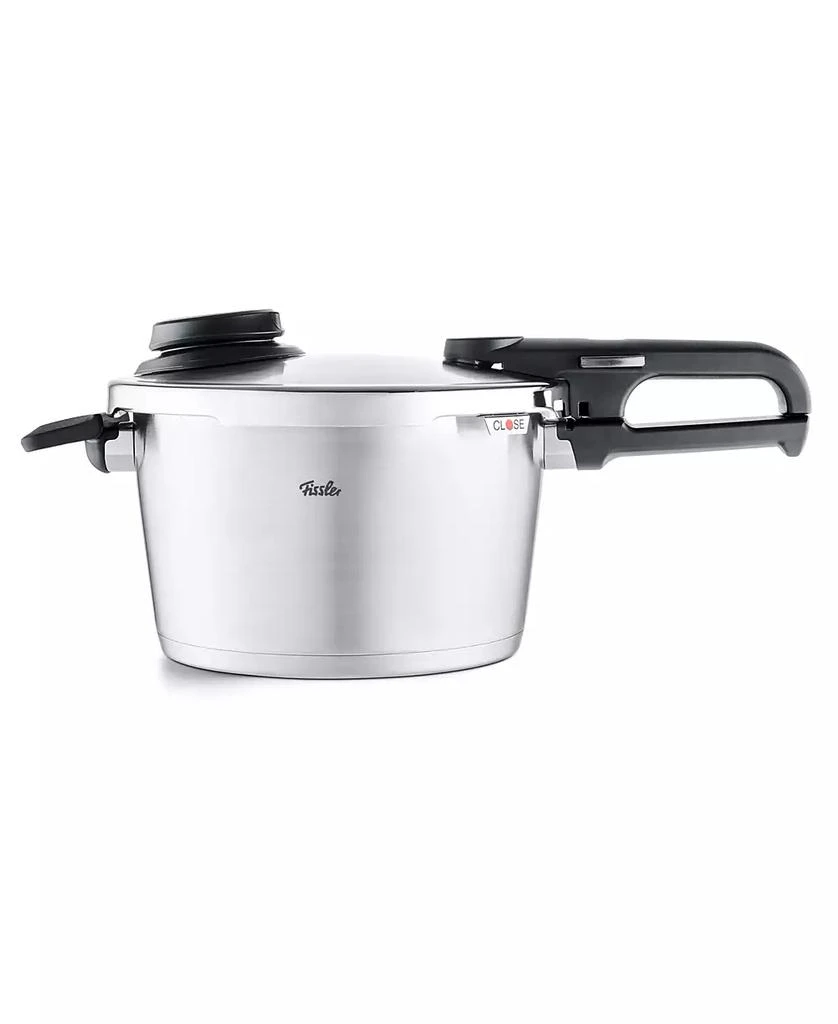 Fissler Vitavit Premium Stainless Steel 4.8 Quart Pressure Cooker with Steamer Insert 1